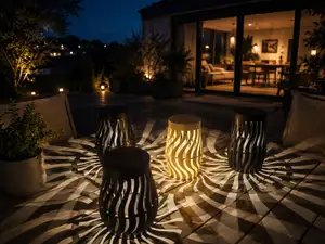 3 Solarleuchten für Garten oder Terrasse