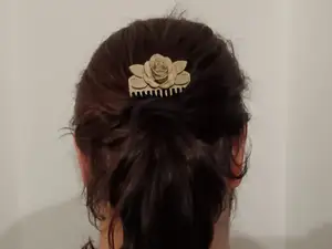 Rose Hair Comb