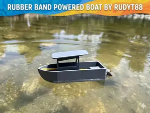 Rubber Band Powered Boat