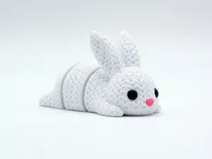 Knitted Articulated Bunny Rabbit