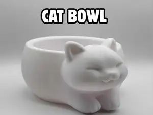 Cute Sleeping Cat Bowl