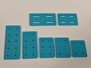 Double-Wide Mounting Plates (40mm) | Heavy Duty