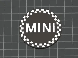 Mini Cooper Emblem Checkered Flag 2018 Clubman S