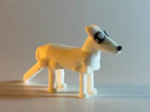 Articulated Cute Borzoi