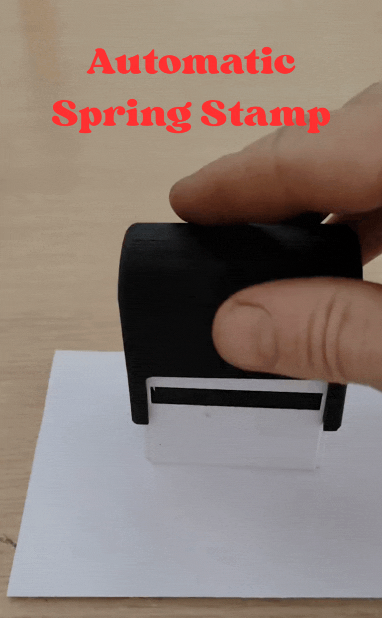 Custom Automatic Spring Stamp