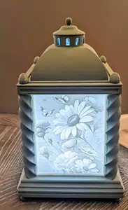 4 pane lithophane lantern - 001 LED lamp