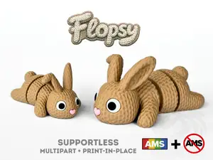 Flopsy - Knitted Articulated Bunny