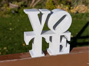 VOTE by Robert Indiana