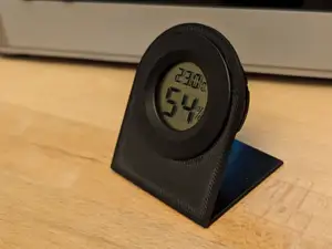 Thermometer hygrometer stand