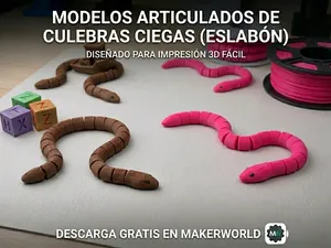 culebra ciega (eslabon) articulable