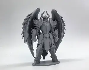 Winged Demon in Armor Miniature