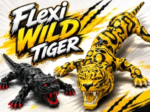 Flexi Wild Tiger – Articulated Tiger Toy