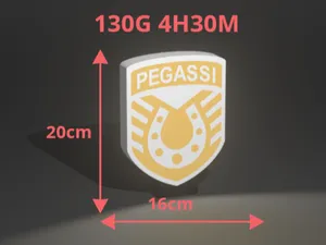 Pegassi LED BOX GTA V ONLINE GAMES LEDLAMP WALLART