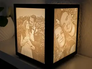 Lithophane Lamp with your Pictures / IKEA KAPPLAKE