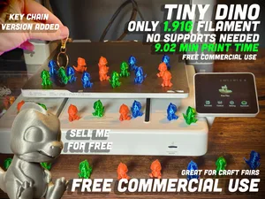 Tiny Dino – FREE COMMERCIAL USE - Easy Quick Fast