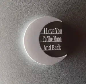 Moon and Back Wall Art.