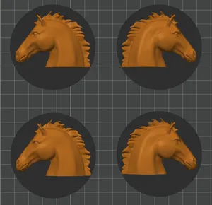 Horse Center Caps 60mm VW Audi Seat Skoda Mercedis