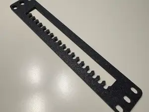 10 inch server rack comb cable manager