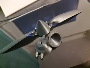 Folding propeller cone assy