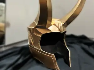 Casco de Loki – Versión ensamblable en partes