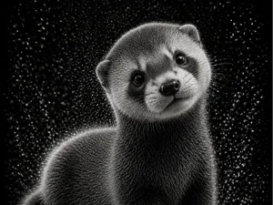 Bébé Furet – Série bébé Animaux EASY PRINT