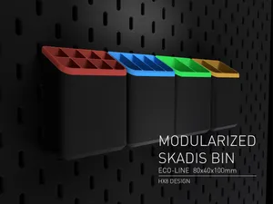 Modularised SKADIS Bin Lightweighted ECO-Line