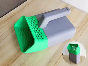 一体式可拆卸宠物猫砂铲 / 桌面垃圾桶 两用（可放入垃圾袋）
