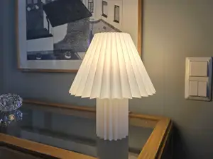 Pleated Lamp – Clean, Modern