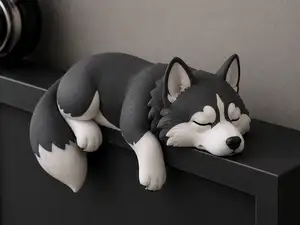 Sleepy Husky-Monitor Pet