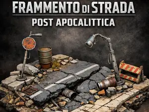 Frammento di Strada Post Apocalittica - DIORAMA