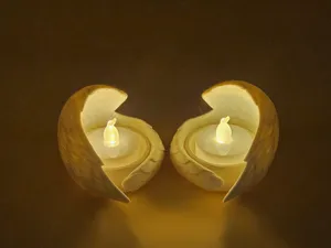Engelsflügel-Teelichthalter