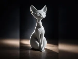 Elegant Cat Figurine