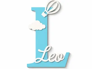 Letra L con nombre Leo