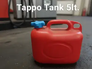 Tappo chiuso e forato per tanica benzina 5lt.
