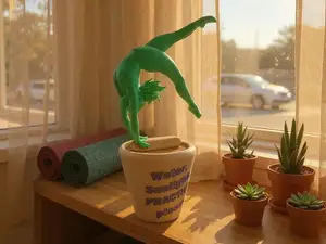 Mini Gymnast Pot - Gymnastics Gift and Decor