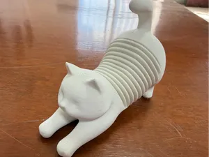 Stretching Spring Cat (Supports Required) 伸懒腰的弹簧猫