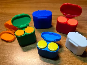 Mini earplugs case