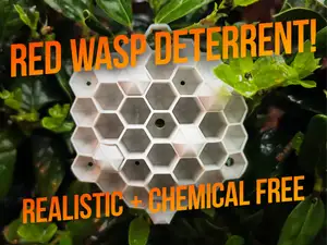 Realistic RED WASP Deterrent