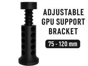 Adjustable GPU Support (75–120mm|Anti-Sag Support)