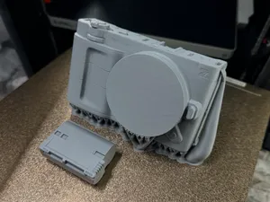 Nikon ZR Body & Battery mockup