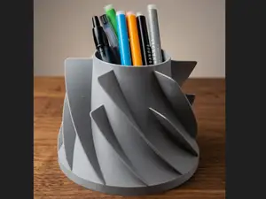 Pen holder centrifugal compressor impeller