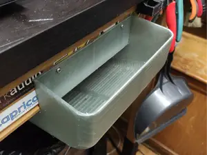 Underdesk trash shoot