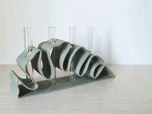 Leaf-shaped test tube holder