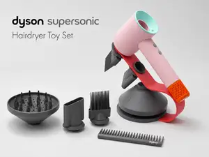 Realistic Dyson-inspired Supersonic Hairdryer Toy