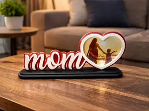 PHOTO FRAME MOTHERSDAY / MOM WITH HEART