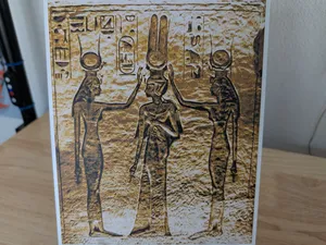 240mm Egyptian Hueforge Recreation 4 color