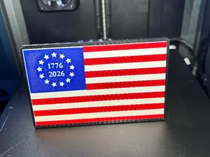 American Flag Hitch cover