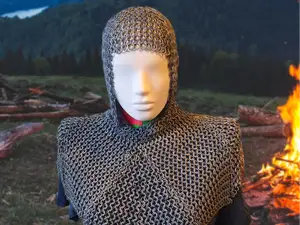 Chainmail Hood Coif for Cosplay
