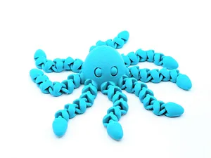 Cute Octopus, Flexi, Articulated