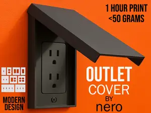 Modern Outlet Cover - Minimalist Design